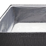 NNEVL Garden Planter Black 157x80x40 cm Poly Rattan
