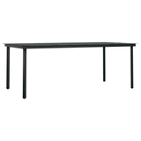 NNEVL 9 Piece Garden Dining Set with Cushions Beige