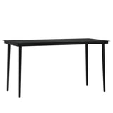 NNEVL 7 Piece Garden Dining Set with Cushions Brown