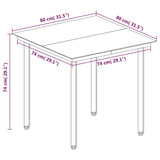 NNEVL 3 Piece Garden Dining Set Poly Rattan and Glass