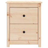 NNEVL Bedside Cabinets 2 pcs 50x35x61.5 cm Solid Wood Pine