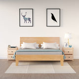 NNEVL Bedside Cabinets 2 pcs 50x35x61.5 cm Solid Wood Pine
