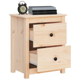 NNEVL Bedside Cabinets 2 pcs 50x35x61.5 cm Solid Wood Pine