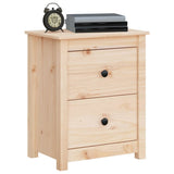 NNEVL Bedside Cabinets 2 pcs 50x35x61.5 cm Solid Wood Pine