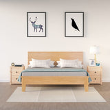 NNEVL Bedside Cabinets 2 pcs 50x35x61.5 cm Solid Wood Pine