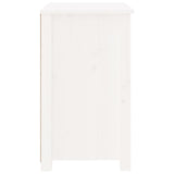 NNEVL Bedside Cabinets 2 pcs White 50x35x61.5 cm Solid Wood Pine