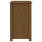 NNEVL Bedside Cabinet Honey Brown 50x35x61.5 cm Solid Wood Pine