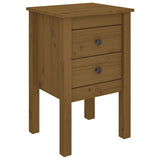 NNEVL Bedside Cabinet Honey Brown 40x35x61.5 cm Solid Wood Pine