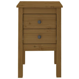 NNEVL Bedside Cabinets 2 pcs Honey Brown 40x35x61.5cm Solid Wood Pine