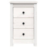 NNEVL Bedside Cabinets 2 pcs White 40x35x61.5 cm Solid Wood Pine