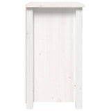 NNEVL Bedside Cabinets 2 pcs White 40x35x61.5 cm Solid Wood Pine