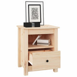 NNEVL Bedside Cabinets 2 pcs 40x35x49 cm Solid Wood Pine