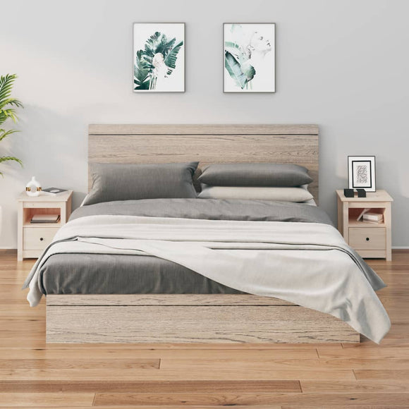 NNEVL Bedside Cabinets 2 pcs 40x35x49 cm Solid Wood Pine