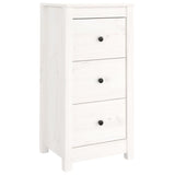 NNEVL Sideboards 2 pcs White 40x35x80 cm Solid Wood Pine