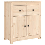 NNEVL Sideboard 70x35x80 cm Solid Wood Pine