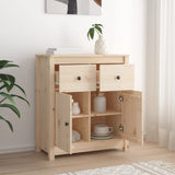 NNEVL Sideboard 70x35x80 cm Solid Wood Pine