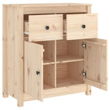 NNEVL Sideboard 70x35x80 cm Solid Wood Pine