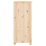 NNEVL Sideboard 70x35x80 cm Solid Wood Pine