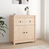 NNEVL Sideboard 70x35x80 cm Solid Wood Pine