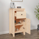 NNEVL Sideboard 40x35x80 cm Solid Wood Pine