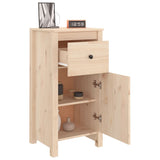 NNEVL Sideboard 40x35x80 cm Solid Wood Pine