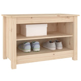 NNEVL Shoe Bench 70x38x45.5 cm Solid Wood Pine