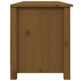 NNEVL Shoe Bench Honey Brown 110x38x45.5 cm Solid Wood Pine