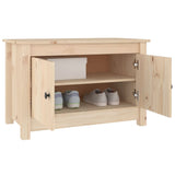 NNEVL Shoe Cabinet 70x38x45.5 cm Solid Wood Pine