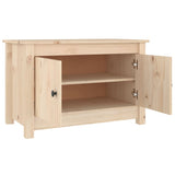 NNEVL Shoe Cabinet 70x38x45.5 cm Solid Wood Pine