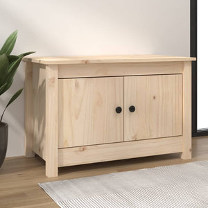 NNEVL Shoe Cabinet 70x38x45.5 cm Solid Wood Pine