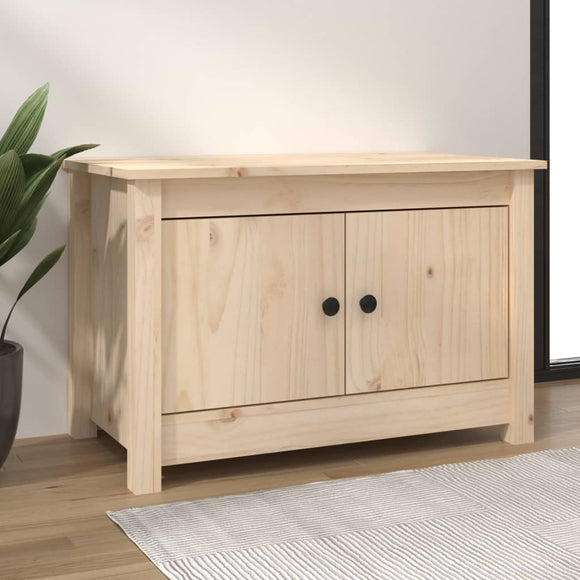 NNEVL Shoe Cabinet 70x38x45.5 cm Solid Wood Pine