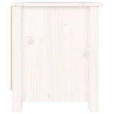 NNEVL Shoe Cabinet White 70x38x45.5 cm Solid Wood Pine