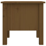 NNEVL Side Table Honey Brown 40x40x39 cm Solid Wood Pine