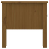 NNEVL Side Table Honey Brown 50x50x49 cm Solid Wood Pine