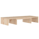 NNEVL Monitor Stand 60x24x10.5 cm Solid Wood Pine