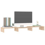 NNEVL Monitor Stand 80x24x10.5 cm Solid Wood Pine