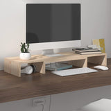 NNEVL Monitor Stand 80x24x10.5 cm Solid Wood Pine