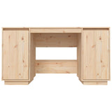 NNEVL Desk 140x50x75 cm Solid Wood Pine