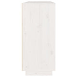 NNEVL Sideboard White 110x34x75 cm Solid Wood Pine