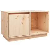 NNEVL TV Cabinet 74x35x44 cm Solid Wood Pine