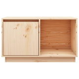 NNEVL TV Cabinet 74x35x44 cm Solid Wood Pine