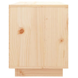 NNEVL TV Cabinet 74x35x44 cm Solid Wood Pine