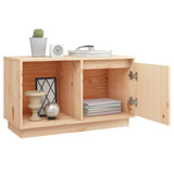 NNEVL TV Cabinet 74x35x44 cm Solid Wood Pine