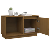 NNEVL TV Cabinet Honey Brown 74x35x44 cm Solid Wood Pine
