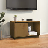 NNEVL TV Cabinet Honey Brown 74x35x44 cm Solid Wood Pine