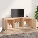 NNEVL TV Cabinet 110.5x35x44 cm Solid Wood Pine