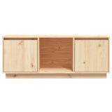 NNEVL TV Cabinet 110.5x35x44 cm Solid Wood Pine