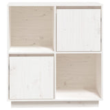 NNEVL Sideboard White 74x35x80 cm Solid Wood Pine