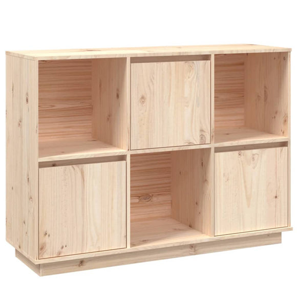 NNEVL Sideboard 110.5x35x80 cm Solid Wood Pine