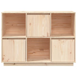 NNEVL Sideboard 110.5x35x80 cm Solid Wood Pine